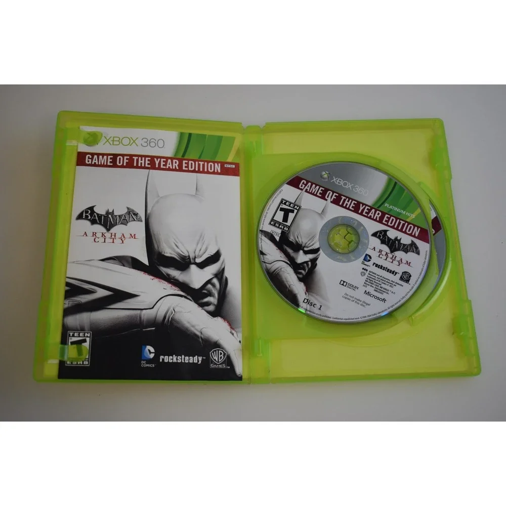 Batman: Arkham City -- Game of the Year Edition (Microsoft Xbox 360, 2012)